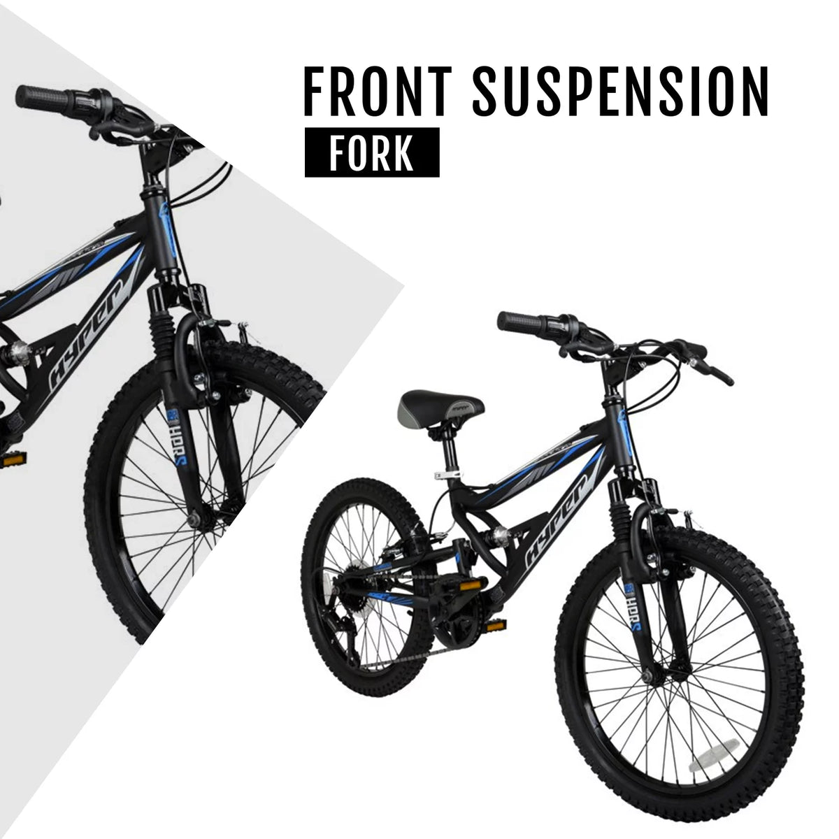 20" Black Mountain Bike L703