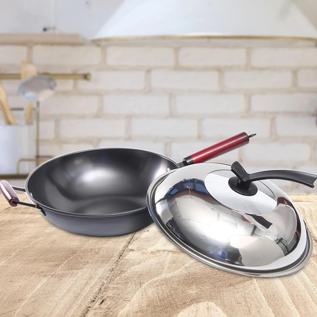 Coated Wok with Lid 30cm G20650