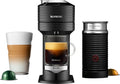 Black Coffee Machine with Milk Frother W602