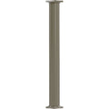 8x22 x 8& Endura-Aluminum Column, Round Shaft, Non-Tapered, Fluted, Wicker Finish U852624