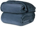 Cadet Blue Polyester King Blanket S360507