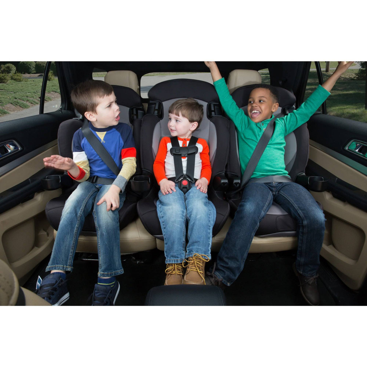 2 in 1 Booster Car Seat Sport Blue Q1534