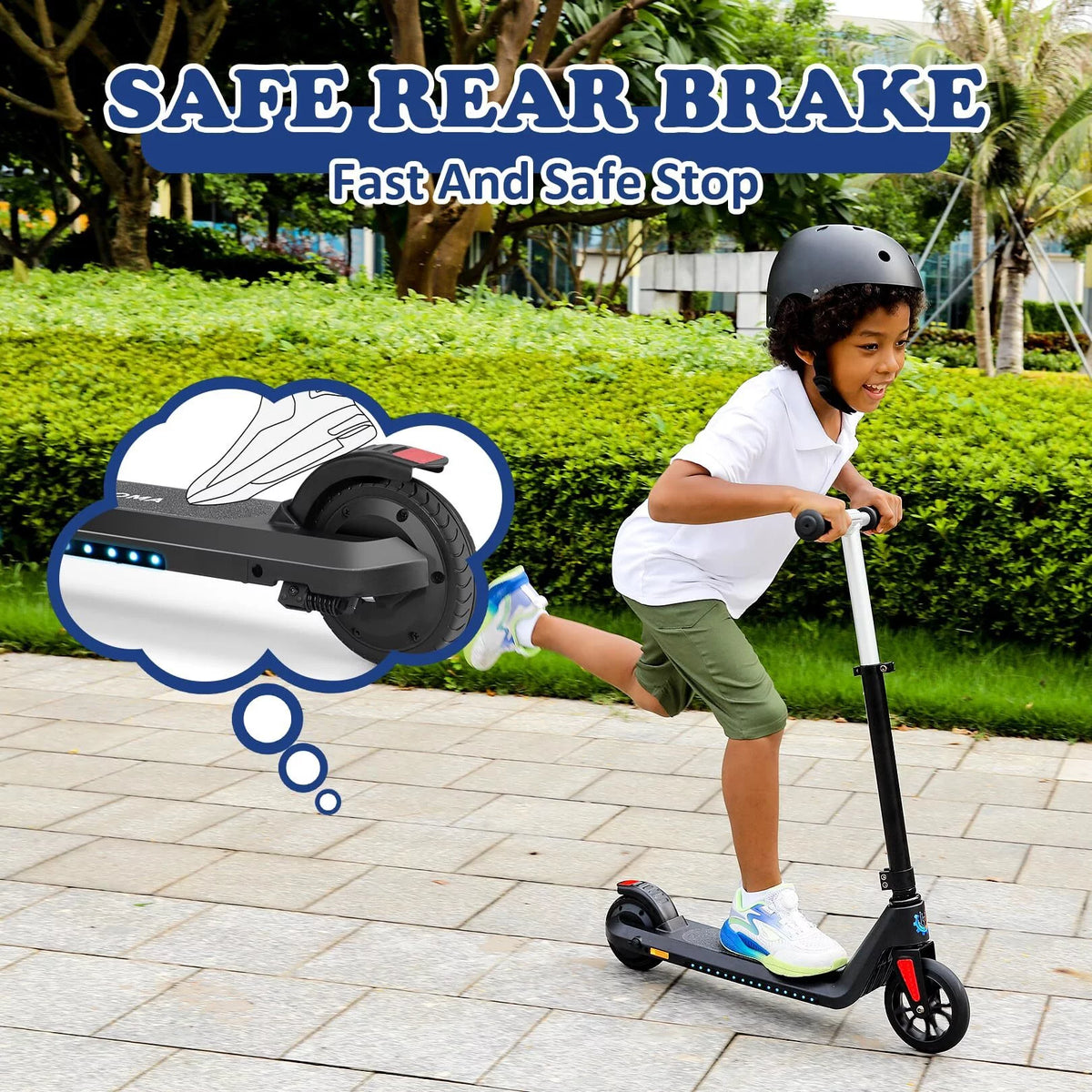 Electric Scooter for Kids 120W Pink Y39125