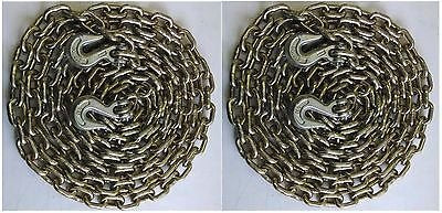 Transport Binder Chains With Grab Hooks - 3/8" x 20' Grade 70 D843449