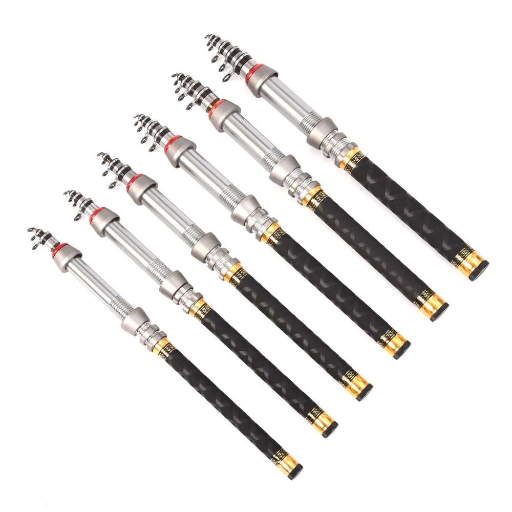 Telescopic Fishing Rod and Reel Combo Full Kit Spinning Pole Set M716827