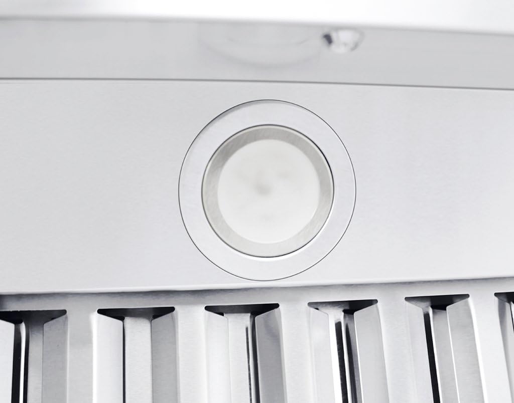 Stainless Wall Range Hood, 1000 Max CFM, 4 Speed, 30 36 42 48 54 60 inch Z750