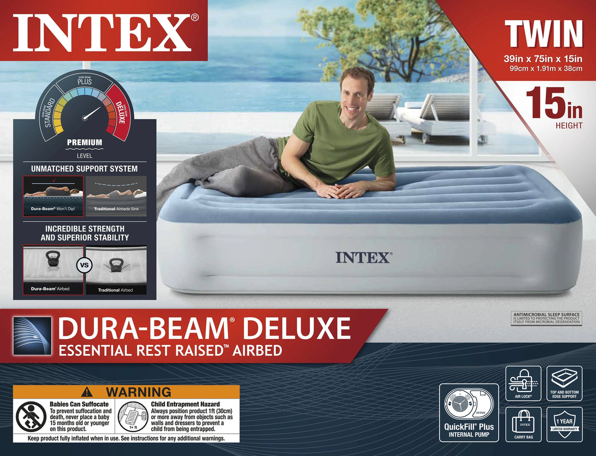 Queen Airbed with Internal Pump R623