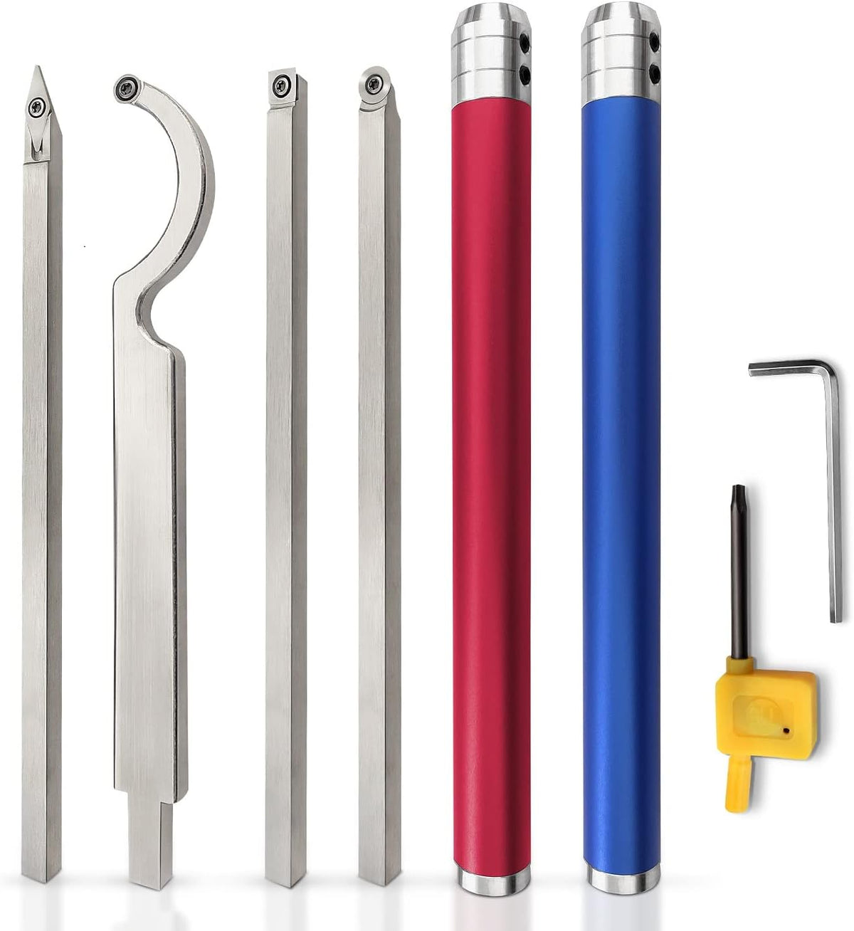 7pc Carbide Woodturning Tools with Detachable Alloy Handle R16220