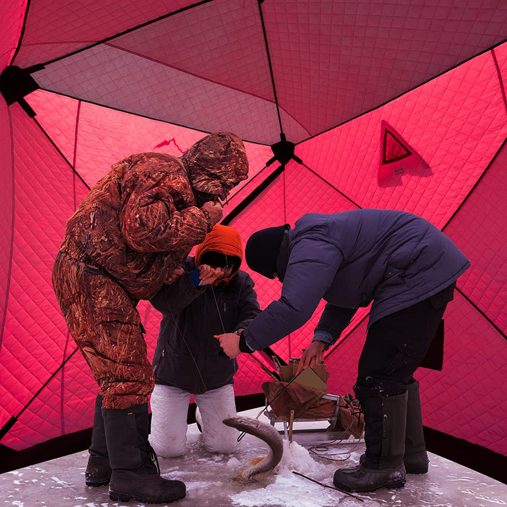Pop Up 3-4 Person Insulated Ice Fishing Shelter I963670