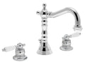 Polished Chrome Widespread 2-Handle Bathroom Faucet with Drain Assembly P280880