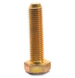 Hex Cap Screw Grade BD Alloy Steel Yellow Zinc Plated K20901