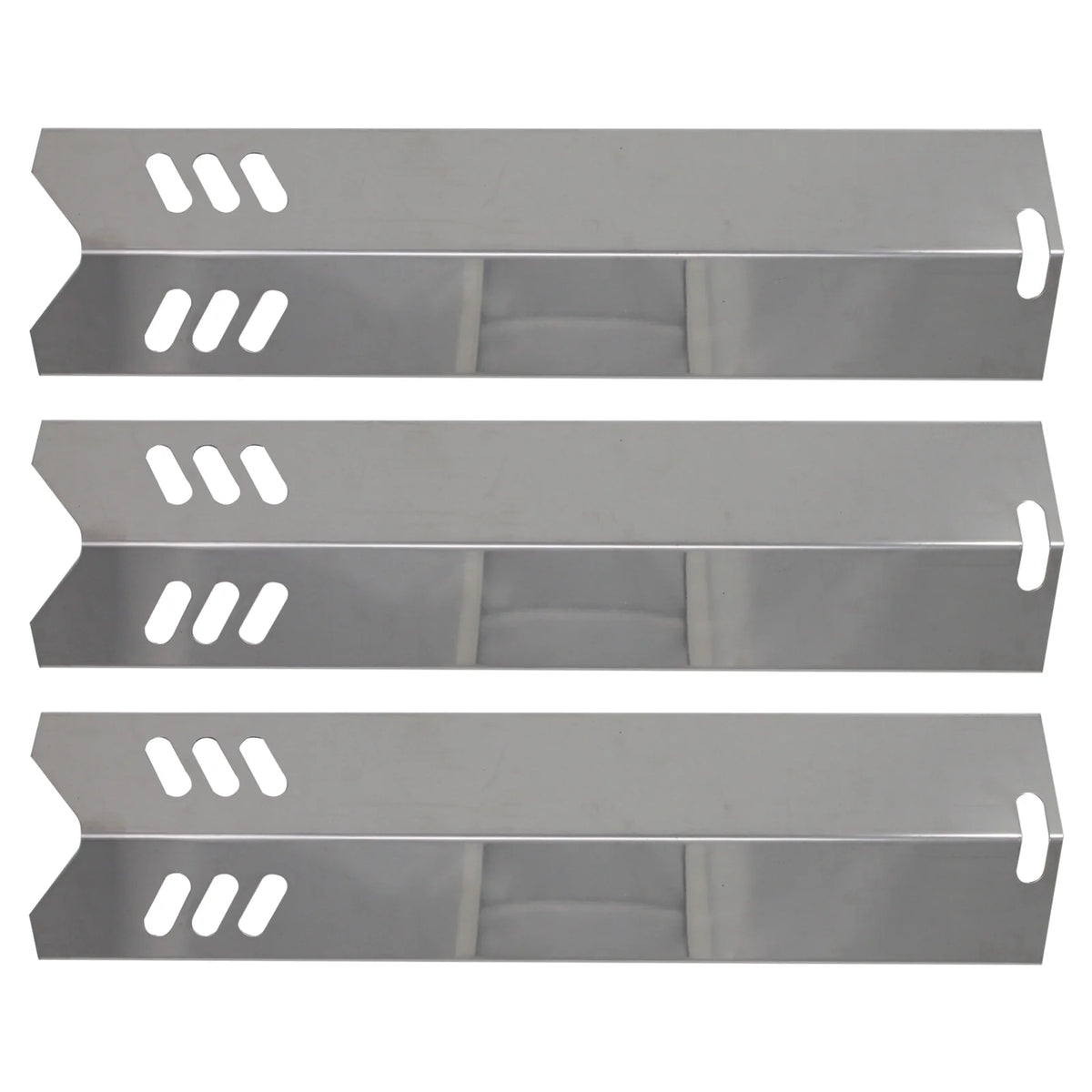 3-Pack Stainless Steel BBQ Grill Heat Shield Plate Replacement Parts 15" N806