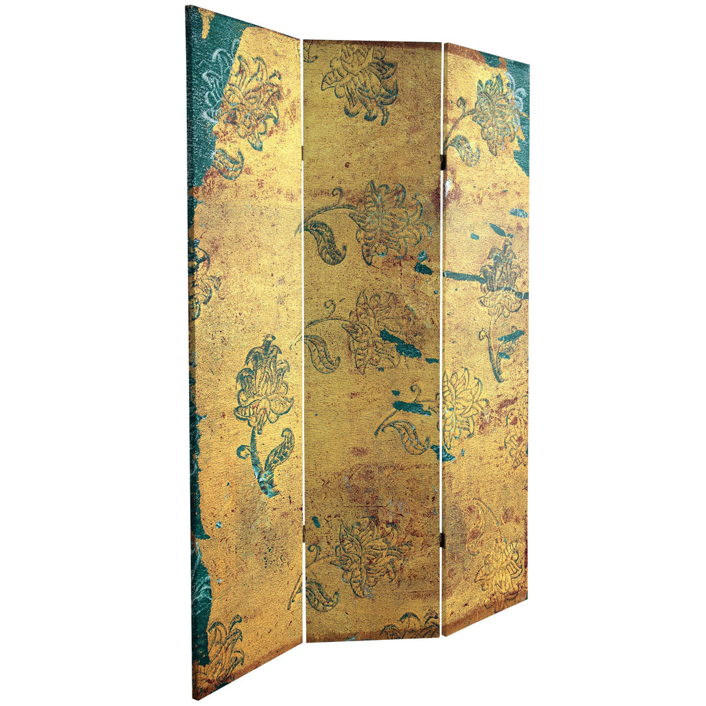 6 ft. Tall 3 Panel Canvas Room Divider R948