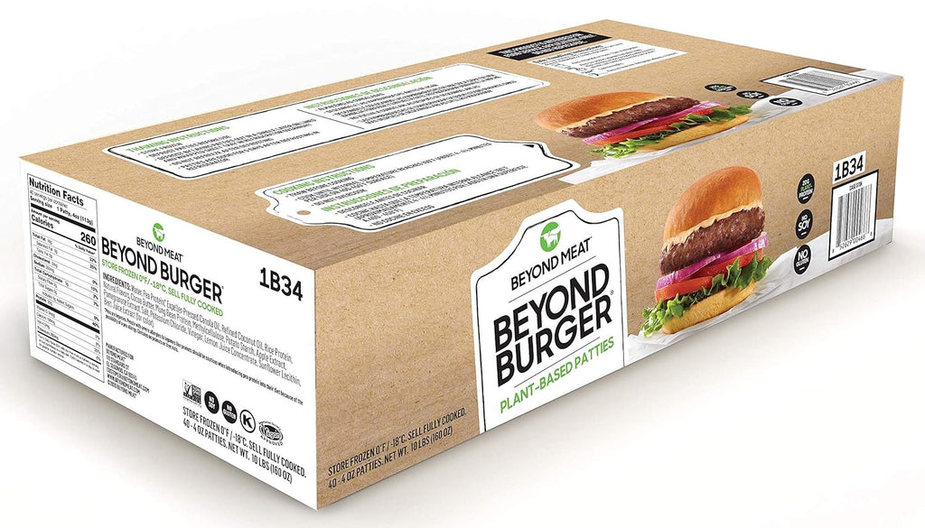 40 - 4oz. Patties Plant-Based Frozen Meat L927057