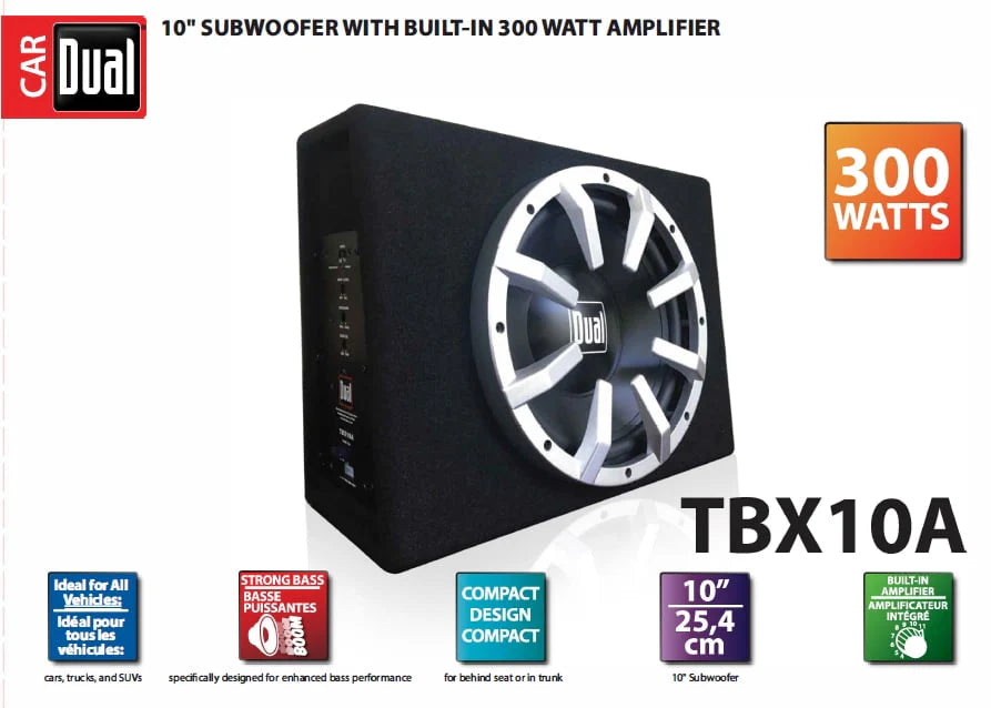 10-inch Enclosed Subwoofer D924340