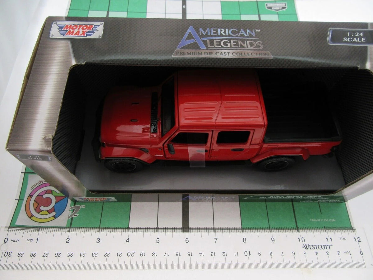 Red Pickup Truck Diecast Model Car S85876