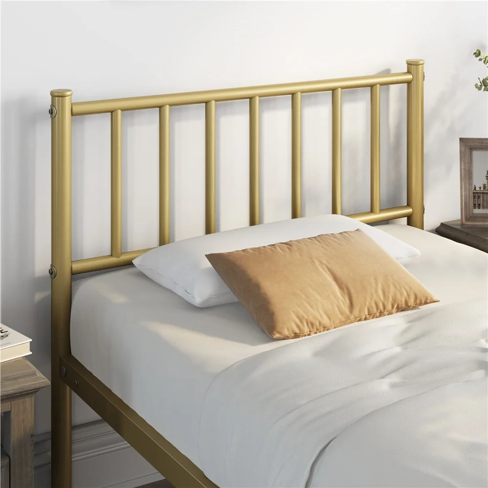 Black Full Metal Bed with Spindle Headboard and Footboard D569880