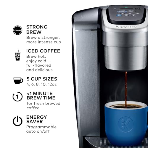 Brushed Slate Single Serve K-Cup Pod Coffee Maker N278985