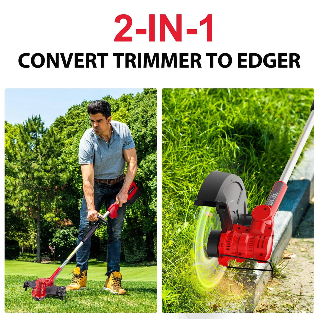 40V 4.0Ah Cordless String Trimmer/Edger and Blower Combo Kit F3279