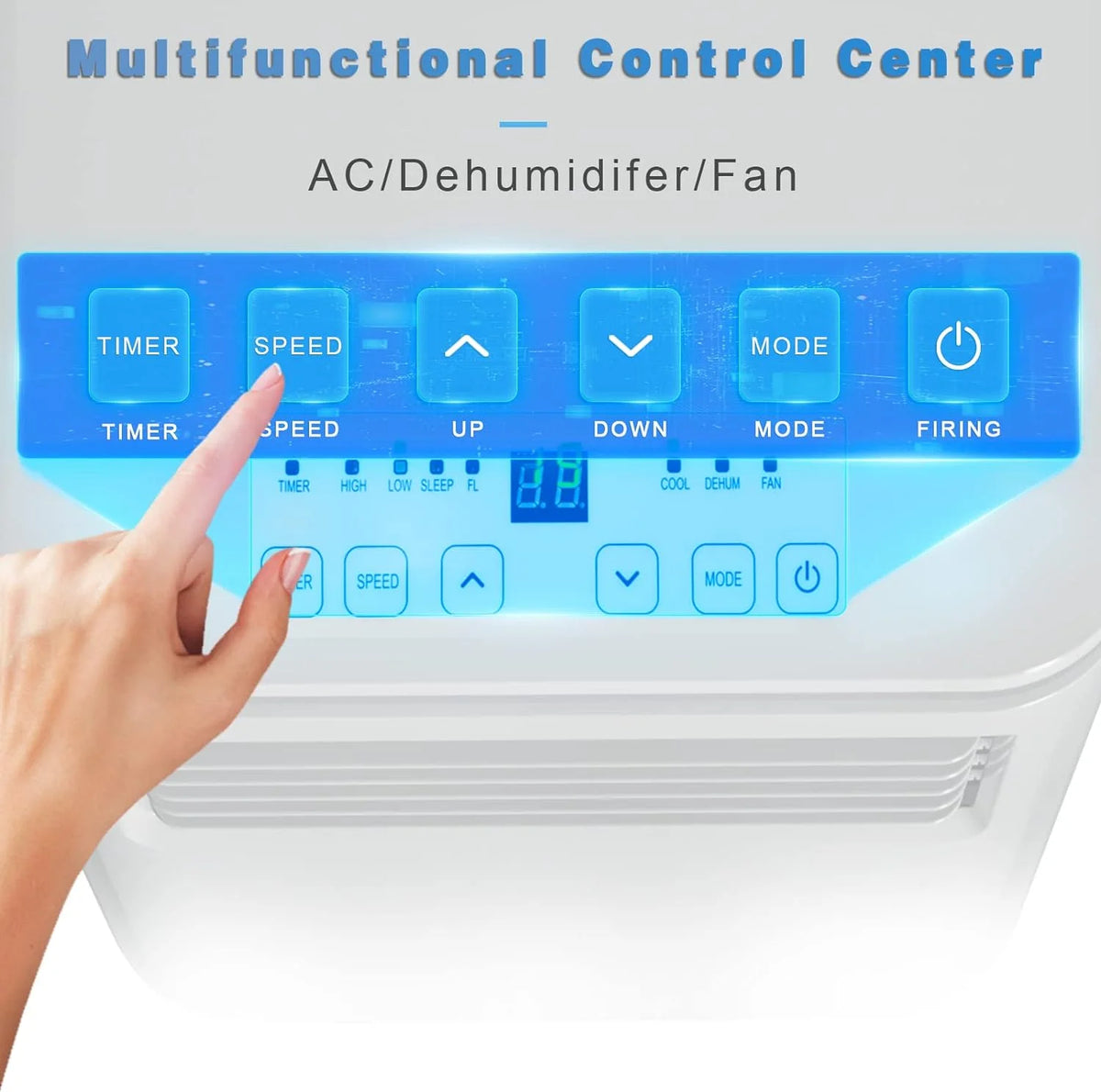 10000 BTU Portable Indoor Air Conditioner with Remote Control F33756