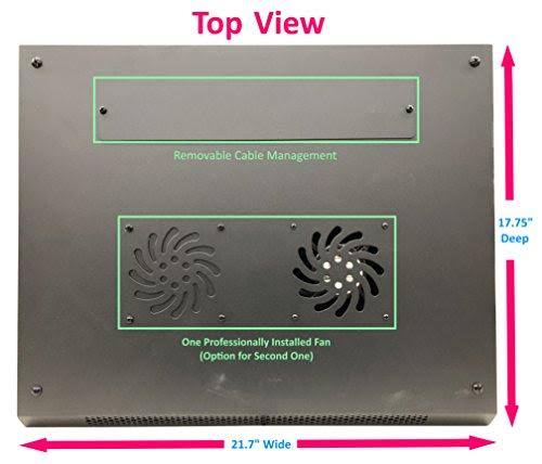 12U Wall Mount Rack Server Cabinet 19-inch Network Enclosure with Locking Glass Door S6220