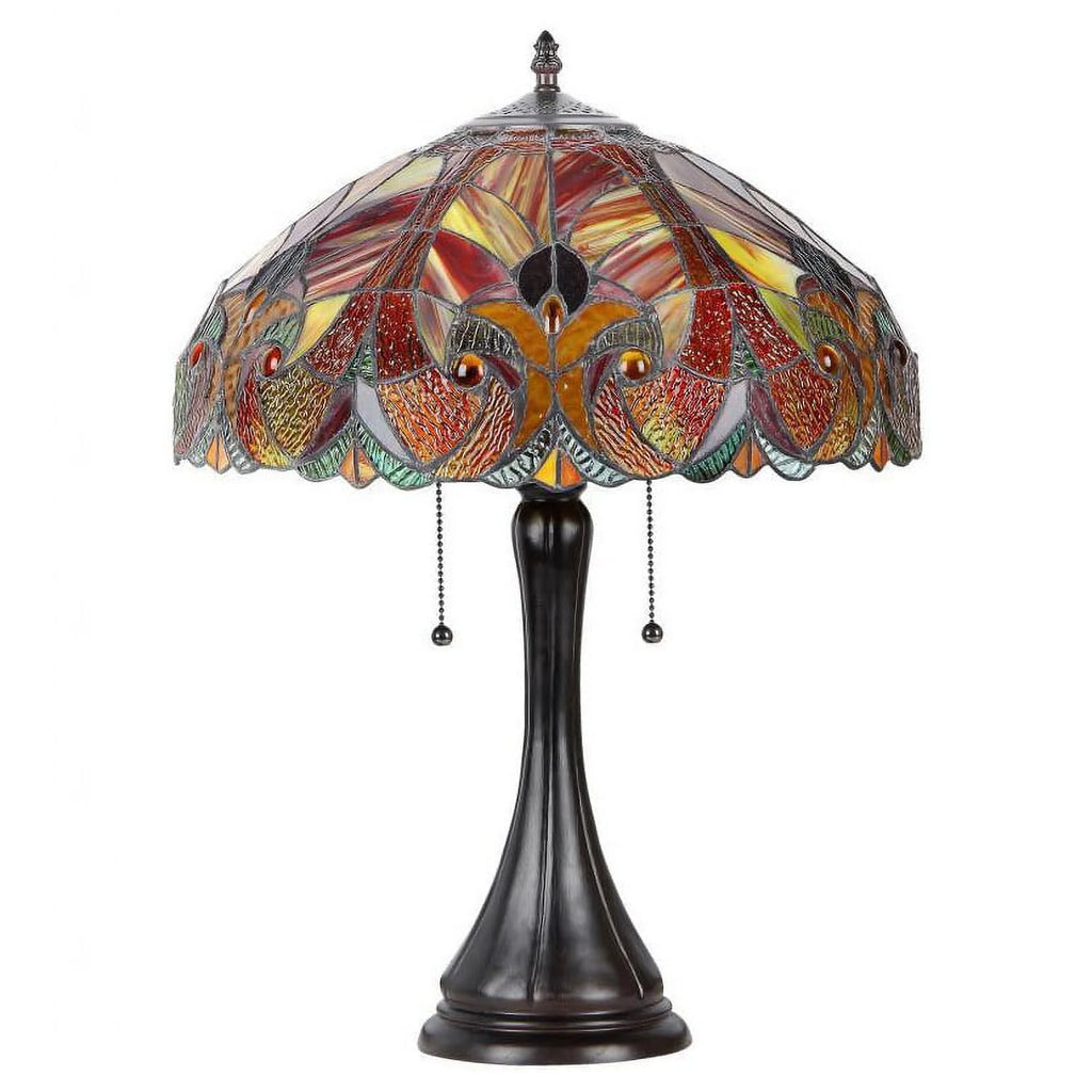 Tiffany Style 2-light Table Lamp Y2162