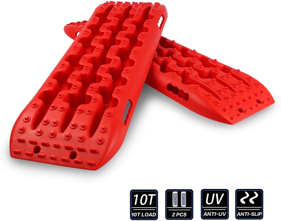 Black Slim 4WD Traction Tracks Mat Pack of 2 N815699