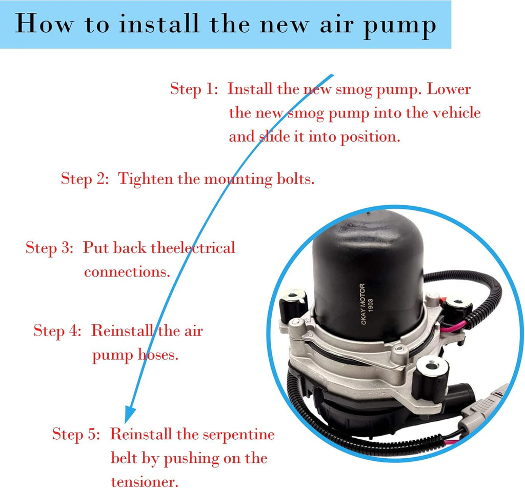 Secondary Air Injection Pump Pack of 2 Z5219