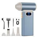 Black Rechargeable Electric Air Duster with Digital Display P413