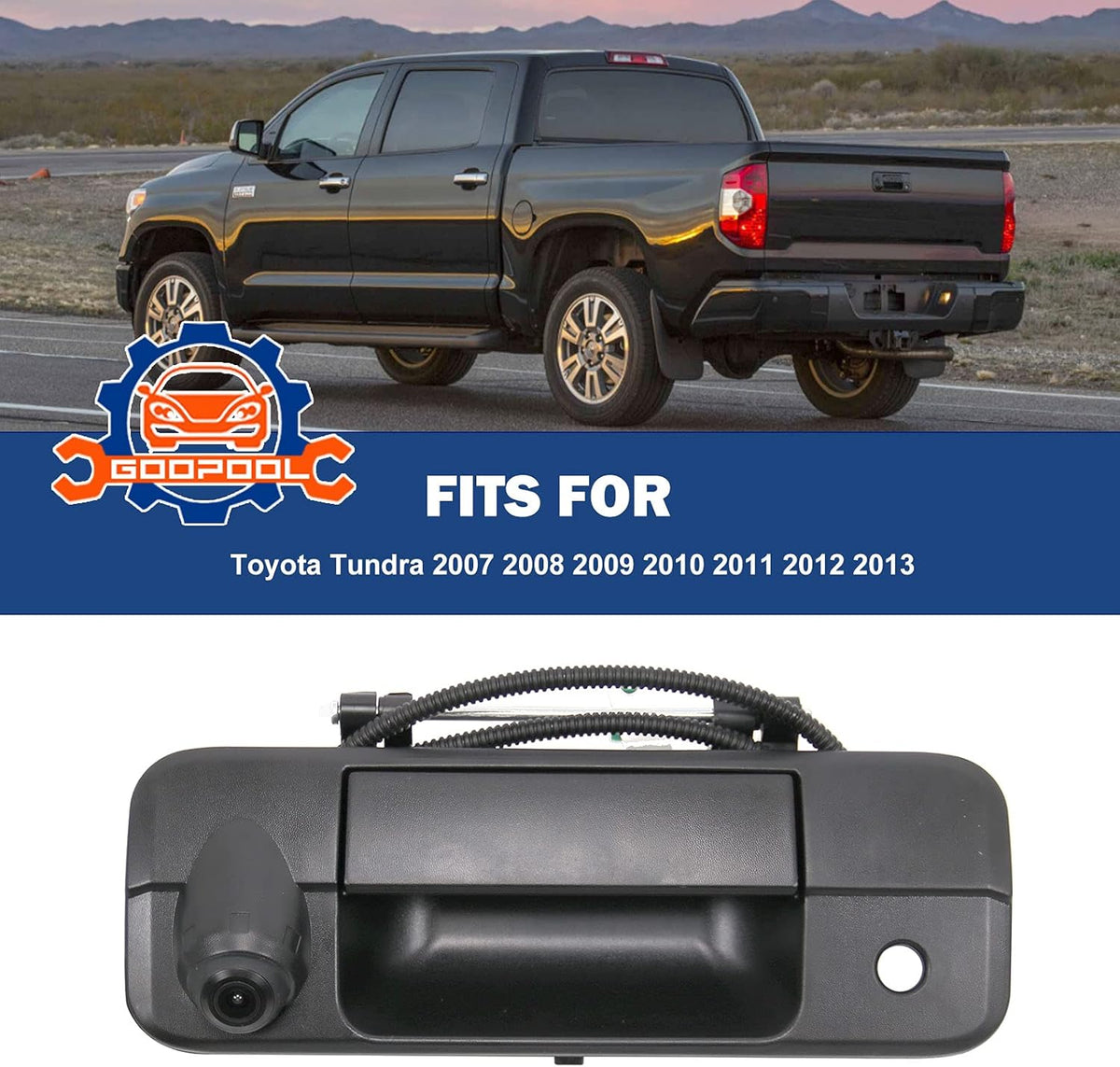 Tailgate Backup Camera Rear View Handle A3735