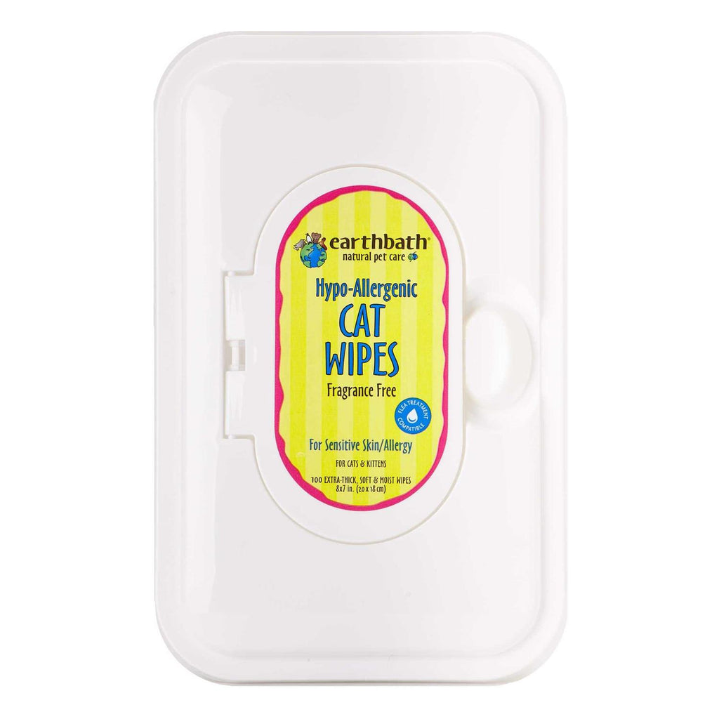 Hypo-Allergenic & Fragrance Free Cat Grooming Wipes H1224