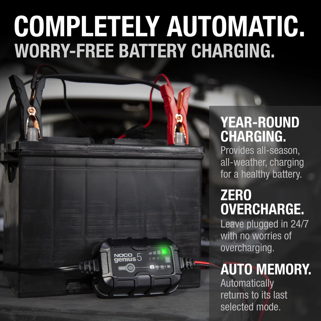 6V/12V 5A Smart Battery Charger and Maintainer Z1641
