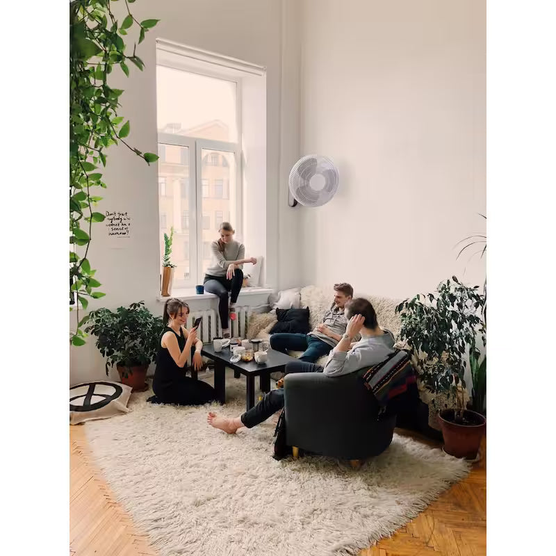 16 in. Indoor Wall Mount Fan with Remote Y776666