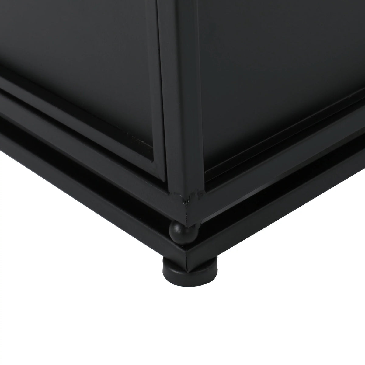Matte Black Metal Outdoor Side Table M558810
