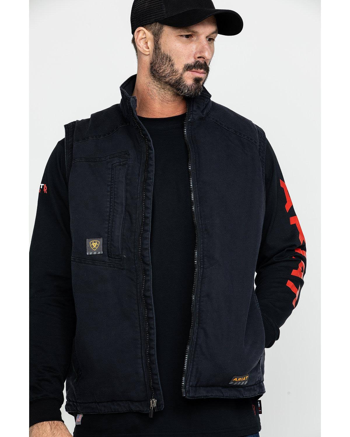 Black Insulated DuraCanvas Vest O748105