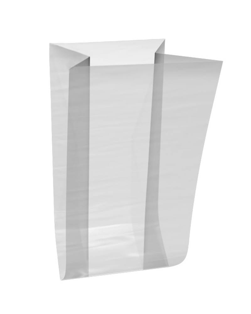 Gusseted Poly Bags 12 x 8 x 30 1.5 Mil 500 Box I41553