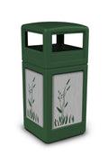Green 42 Gallon Trash Can D37332