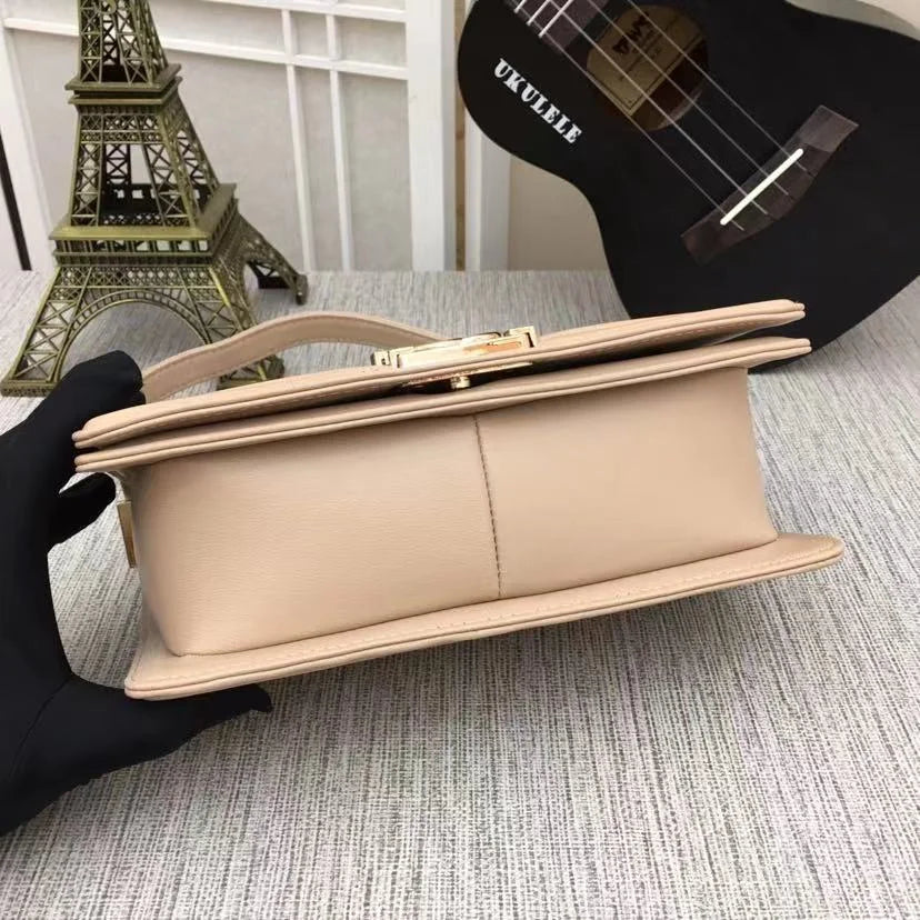 Yellowish Brown Medium Handbag X8232