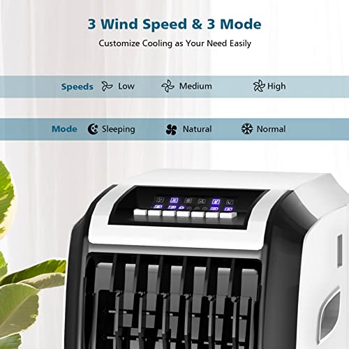 Evaporative Air Cooler with Remote Control, 6.5L Water Tank B210