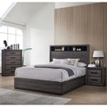 Gray Wood 3-Piece Bedroom Set King P2768