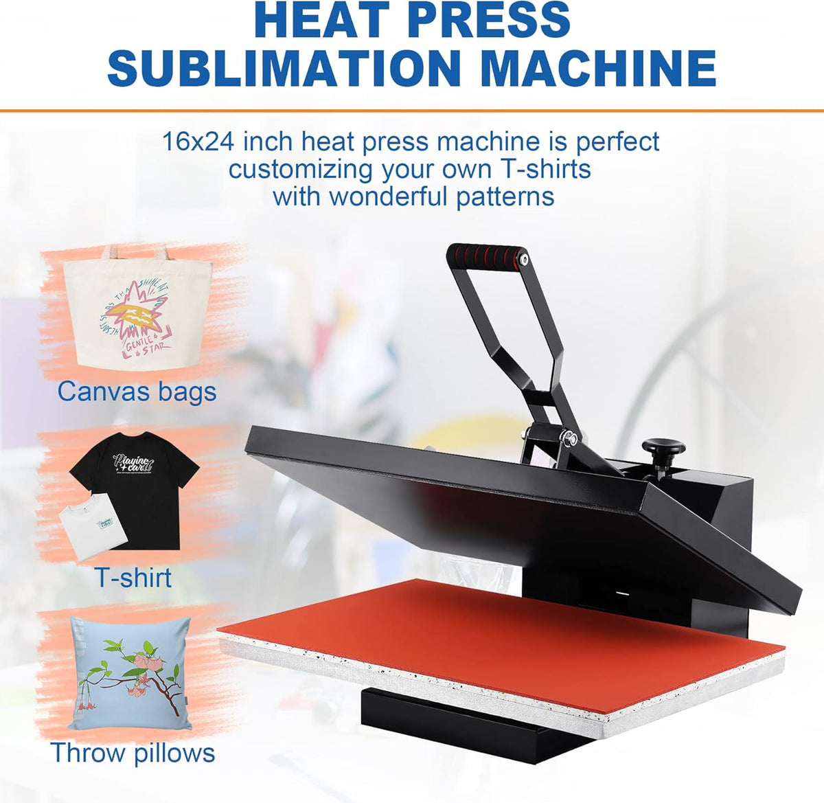 16x24" Clamshell Heat Press Machine O123709