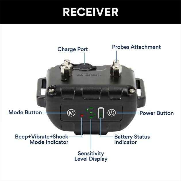 Waterproof Rechargeable Dog Bark Collar W1919