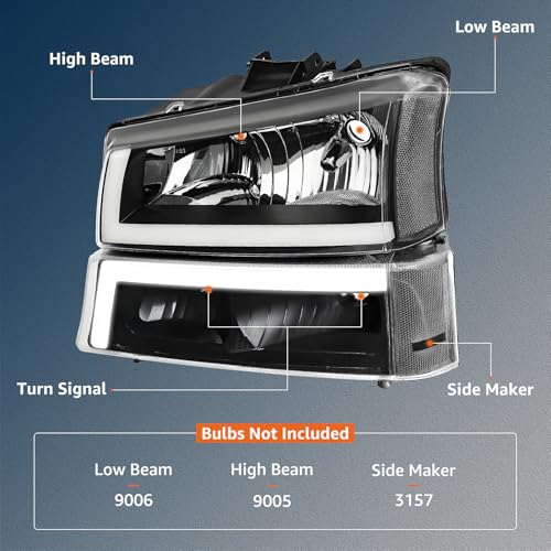 Headlights Assembly with LED DRL X11312