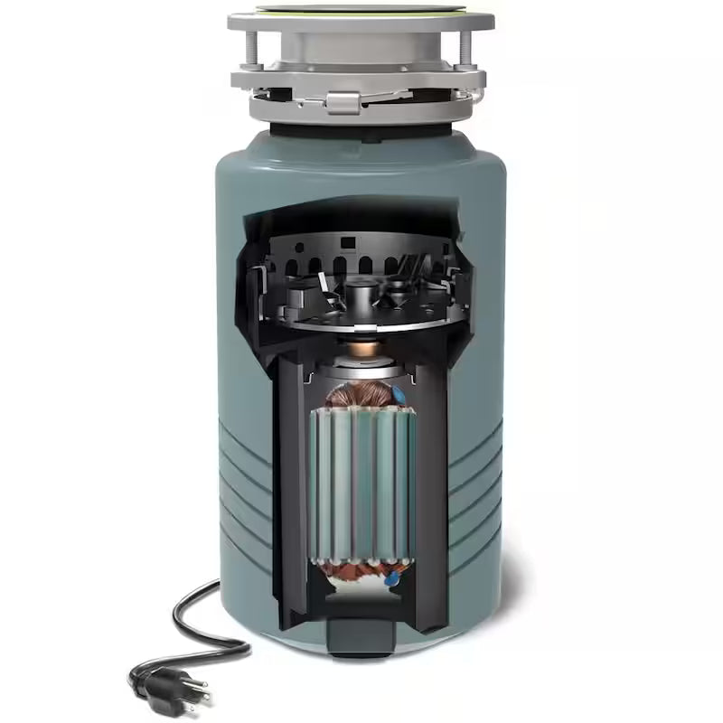 1 hp Continuous Feed Garbage Disposal with Power Cord I981406