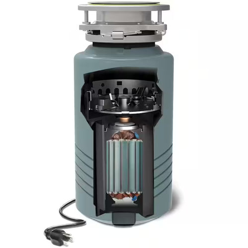 1 hp Continuous Feed Garbage Disposal with Power Cord I981406