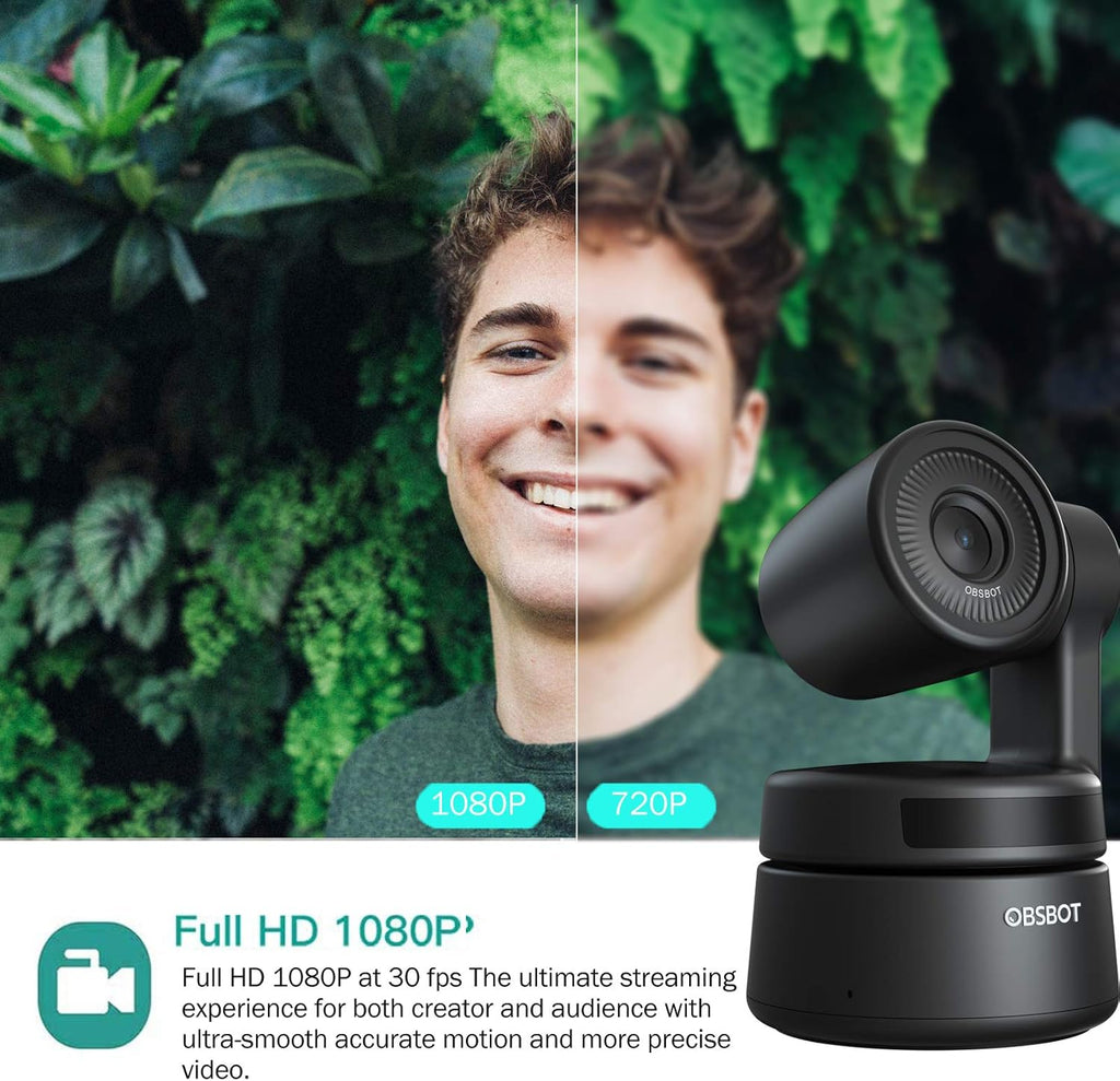 PTZ Webcam with AI Framing and Autofocus, Full HD 1080p B812847