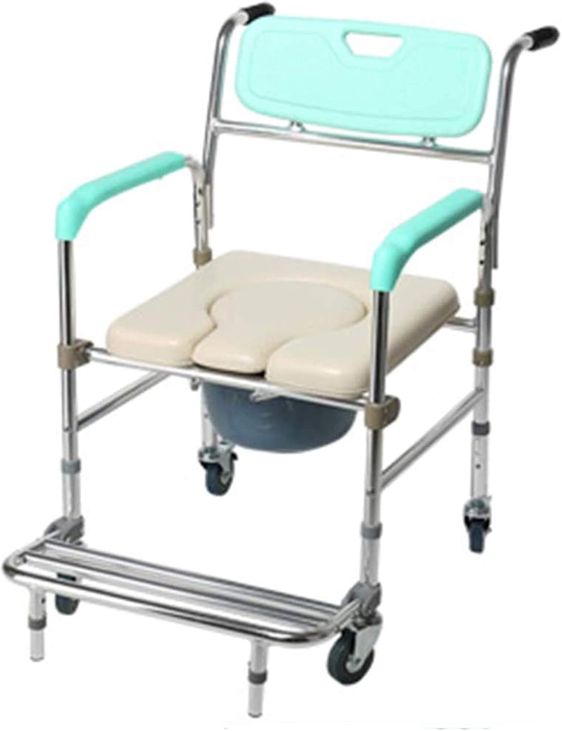 Folding Toilet Seat with Handles and Bucket N15458