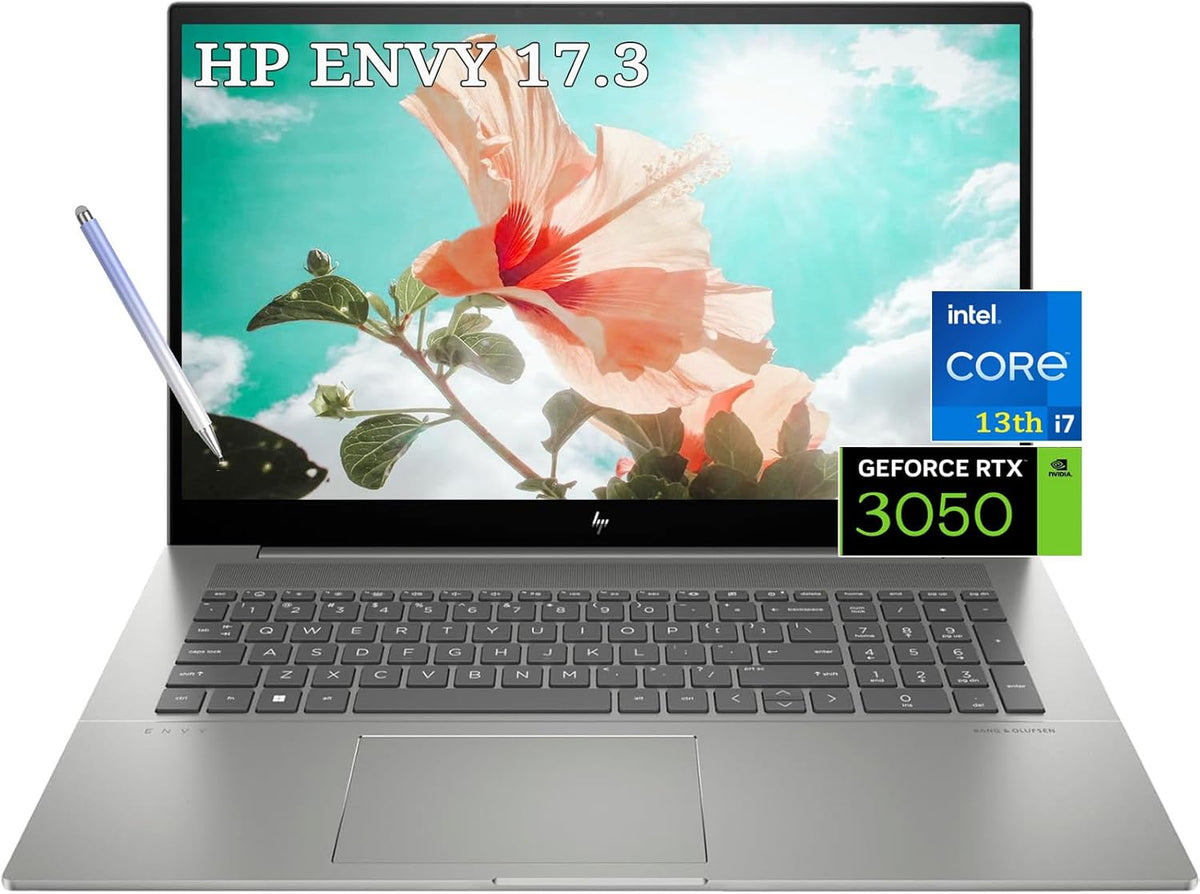 17.3 Touchscreen Laptop - i7-1355U - RTX 3050 - Backlit Keyboard - Windows 11 - Wi-Fi 6E - Thunderbolt 4 - 64GB RAM - 2TB PCIe SSD U809