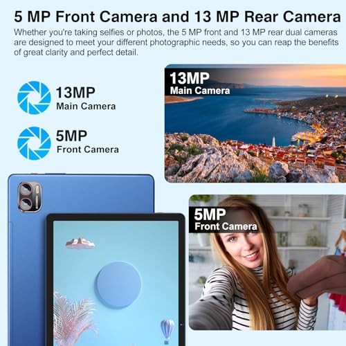 Coffee 12 Inch Android 13 Tablet 2K Screen 16GB RAM 128GB ROM Octa-Core 2.0GHz C13536