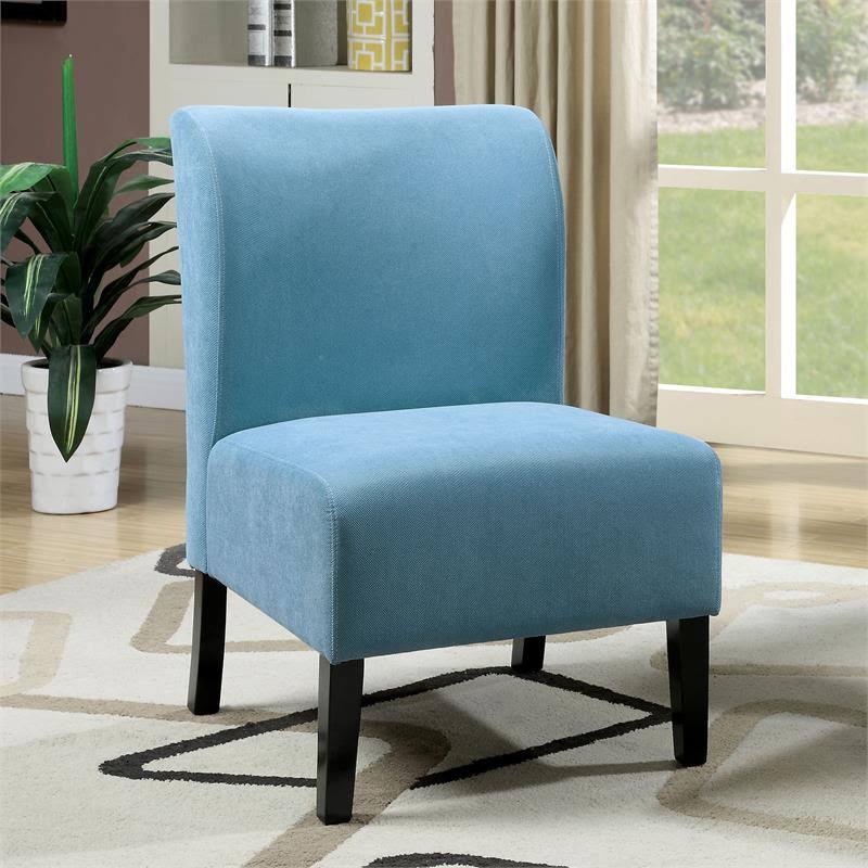 Blue Fabric Accent Chair C92059